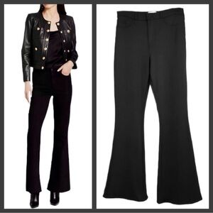 L'AGENCE Marty High Rise Slim Fit Flared Black Stretch Jeans Pants size 30